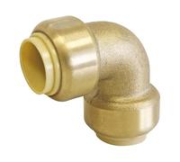 SOMATHERM FOR YOU - Codo de latón igual a pinza para tubos de cobre o RIP o multicapa Ø14
