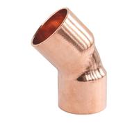 SOMATHERM FOR YOU - Conector de soldadura de cobre - codo de 45 ° Ø 10 dobles de las mujeres - Cumple NF