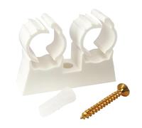 SOMATHERM FOR YOU - Conjunto de 10 clips de doble ajuste para 20 mm de diámetro de tubo