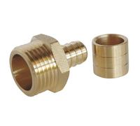 SOMATHERM FOR YOU - en conexión para el tubo de tobogán para Ø12 - Male 15/21 (1/2 '') Para conectar un diámetro de tubo Ø12 PARA