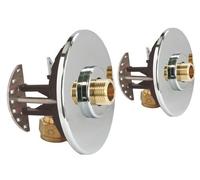 SOMATHERM FOR YOU - Fijación para grifos de lavabo para tubo multicapa Ø16 con racor de compresión salida macho 12/17 (3/8")