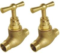 SOMATHERM FOR YOU HML2079-16 válvula para la Soldadura de Tubo de Cobre D16-musone-latón Prima, 16, Gris (Paquete de 2)