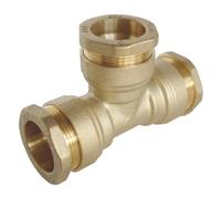 SOMATHERM FOR YOU- igual latón tee a D20 tubería PE - tecnología de montaje en una forma de asegurar la correcta instalación de la conexión