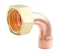 SOMATHERM FOR YOU - pares de cobre en ángulo dos Piéces Ø22 / tuerca 20/27