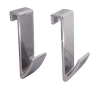 SOMATHERM FOR YOU - RCP - Juego de 2 ganchos de cromo para tubo plano toalla seca