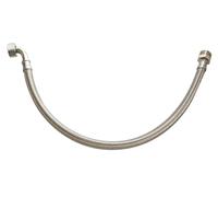 SOMATHERM FOR YOU - Sanitaria flexible de conexión de tuerca giratoria codo 20/27 (3/4) femenino - masculino ley 20/27 (3/4) - Longitud 100 cm - DN10