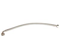 SOMATHERM FOR YOU - sanitaria flexible de conexión de tuerca giratoria codo hembra 15/21 (1/2) - la tuerca girando a la derecha femenina 15/21 (1/2) - Longitud 100 cm - DN10