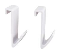 SOMATHERM FOR YOU - SPB - Juego de 2 ganchos de tubo plano toalla blanca seca