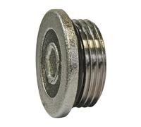 SOMATHERM FOR YOU - Tapón Macho 20/27 Cromado Auto-Estanco - Acabado Cromado - Ø20/27 - Compatible con Roscas F20/27 - Gris/Plata - Instalación Fácil - Seguridad Integrada
