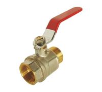 SOMATHERM FOR YOU - Válvula de bola - macho/hembra 20/27 - mango reversible plana - flujo óptimo con el paso total