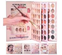 Sombra De Ojos,105 Colores Resistente a las Manchas y Brillante | Paleta De Maquillaje En Forma De Libro - Para Mujeres, Chicas, Adolescentes, Halloween, Fiestas, Viajes Y Uso Diario