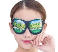 Sombra de ojos ciega para dormir, divertida sombra de ojos - Divertida sombra de ojos - Linda sombra de ojos transpirable, suave y acogedora sombra de ojos para viajes, vida cotidiana, camping