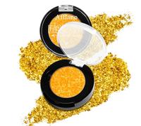 Sombra de ojos con purpurina amarilla individual 32h
