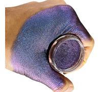 Sombra de ojos con purpurina metálica, maquillaje intenso, cambio de color, paleta de sombras multicromada