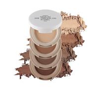 Sombra de ojos de cuatro capas, maquillaje de paleta 4 en 1, contorno de sombra de ojos rubor, cobertura personalizable y personalizable, uso durante todo el día, 1.57 x 1.18 pulgadas/45 g, perfecta