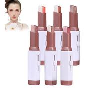 Sombra De Ojos En Barra Con Degradado Brillante, Sombra De Ojos En Barra Portátil De Dos Tonos, Resistente Al Agua Y De Larga Duración, Ideal Para Maquillaje De Ojos (MIX)