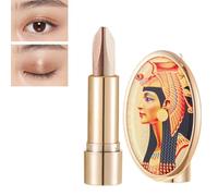 Sombra de ojos en barra de lujo Double Color Light para personas perezosas, sombra de ojos en barra 2 en 1 en crema, sombra de ojos en barra de dos tonos, sombra de ojos en barra de (02#)