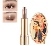 Sombra de ojos en barra de lujo Double Color Light para personas perezosas, sombra de ojos en barra 2 en 1 en crema, sombra de ojos en barra de dos tonos, sombra de ojos en barra de (04#)