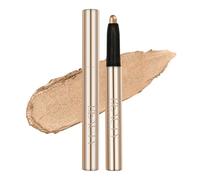 Sombra de Ojos en Barra - Lápiz Iluminador Cremoso con Brillo Mate y Pigmentado - Impermeable (#03 Brillo Rosa Dorado)