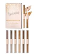 Sombra De Ojos Líquida - 6 Piezas De Doble Punta Duradero E Impermeable,Cosméticos Líquidos Para Ojos Mate Y Brillante,Para Mujeres Niñas Principiantes Viaje Diario Citas Fiesta Desplazamientos Banque