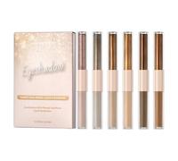 Sombra De Ojos Líquida - 6 Piezas De Doble Punta Duradero E Impermeable - Maquillaje Y Sombra De Ojos Para Mujeres - Para Mujeres Niñas Principiantes Viaje Diario Citas Fiesta Desplazamientos Banquete