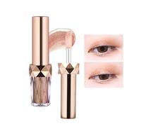 Sombra de ojos líquida brillante Sombra de ojos duradera Ojo multidimensional líquido Se ve sombra con aplicador de precisión Paleta de sombras de ojos metálica.