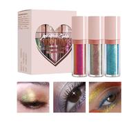 Sombra de ojos líquida camaleón,Sombra de ojos con purpurina camaleón - 3 sombras de ojos intensas que cambian de color | Maquillaje duradero de las sombras de ojos del brillo del pigmento altamente p
