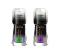 Sombra de ojos líquida satinada - Color de cambio de sombra de ojos | Sombra de ojos líquida con cambio de color, cosméticos para ojos altamente pigmentados para Halloween y Navidad - Maquillaje para