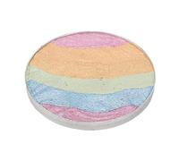 Sombra de Ojos Metálica, Polvo Fino Polvo de Sombra de Ojos con Brillo de Larga Duración Color Mezclado Portátil 6 Colores Multiusos para Maquillaje(Tipo 2)