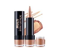 Sombra de ojos nacarada y delineadores de ojos 2 en 1, lápiz de sombra de ojos mezclable de doble cabeza para maquillaje de ojos de moda, delineadores de ojos a prueba de manchas