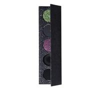 Sombra de ojos oscura para mujer, sombra de ojos marrón, 5 colores, maquillaje de ojos para crear looks misteriosos de maquillaje de ojos