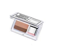 Sombra de ojos perezosa de la sombra de ojos de larga duración de dos tono Paleta de sombra de ojos de gradiente de tono con pincel, sombra de ojos metálicas