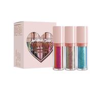 Sombra de ojos que cambia de color, Sombra de ojos camaleón - 3X Sombras de ojos multicromáticas,Sombras de ojos brillantes, suaves, de secado rápido y de larga duración para el cuerpo