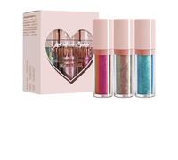 Sombra de ojos que cambia de color, Sombra de ojos camaleón, Maquillaje de sombras de multicolores con purpurina 3X, Use sombras de altamente pigmentadas durante todo el día para el carnaval