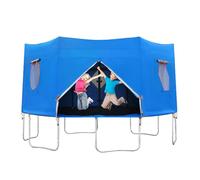 Sombra De Trampolín, Techo De Trampolín De 6 Pies-Tela Impermeable Para Salto Ventilado Anti-UV Para La Protección De La Lluvia Para Toda La Temporada Invierno Los Niños Aseguran Una Ventilación Tr
