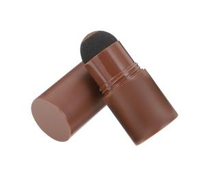 Sombra en Polvo Línea del Cabello Marrón, Portátil para Mujeres | Maquillaje Resistente al Agua y Sudor, Tamaño Compacto, Fácil de Llevar