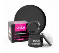 sombra instantánea para el cabello - polvo para la línea del cabello sevich, corrector de raíces grises de cobertura rápida con toque puff, 4g 12 colores