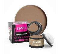 sombra instantánea para el cabello - polvo para la línea del cabello sevich, corrector de raíces grises de cobertura rápida con toque puff, 4g 12 colores