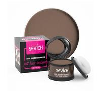sombra instantánea para el cabello - polvo para la línea del cabello sevich, corrector de raíces grises de cobertura rápida con toque puff, 4g 12 colores