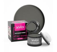 sombra instantánea para el cabello - polvo para la línea del cabello sevich, corrector de raíces grises de cobertura rápida con toque puff, 4g 12 colores