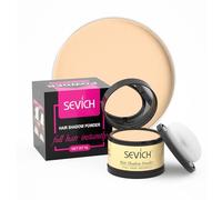 sombra instantánea para el cabello - polvo para la línea del cabello sevich, corrector de raíces grises de cobertura rápida con toque puff, 4g 12 colores