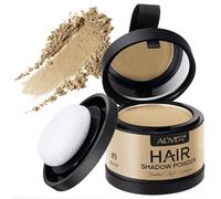 Sombra para el Cabello, Retoca Raices Corrector para Cabello, Polvo para Cubrir las Sombras para el Cabello Impermeable Uso para Rellenar el Cabello Debilitado (Oro Medio)