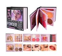 Sombras De Maquillaje Colorete e Iluminador Larga Duración y Brillo Labial