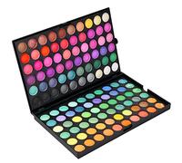 Sombras de Ojos Brillantes, Paletas de Sombras de Ojos 120 Colores Profesionales Vivo Kit de Maquillaje Caja Colección para Maquillaje Accesorio cosmético de Belleza - Set 1