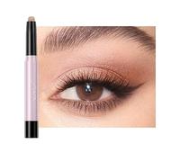 Sombras de ojos Creme con pincel, Greatlizard 6 colores con purpurina sombra de ojos, palos, resistente al agua brillo de ojos palos, larga duración suave y suave lápiz de ojos (#1 mate))