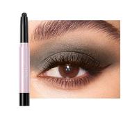 Sombras de ojos Creme con pincel, Greatlizard 6 colores con purpurina sombra de ojos, palos, resistente al agua brillo de ojos palos, larga duración suave y suave lápiz de ojos (#2 Matte))