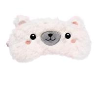 Sombras de ojos de felpa de dibujos animados para dormir, cubierta de noche comprimir los ojos vendados