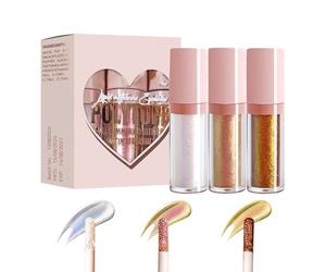 Sombras de ojos que cambian de color: 3 ojos multidimensionales intensos que se ven durante todo el día, que ofrece una consistencia aterciopelada para una aplicación Con sus propiedades