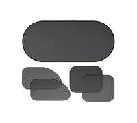 Sombras solares para ventana de coche, cortinas de ventana de coche de nailon, bloqueo de sombra solar, resistente al calor, protección UV, antideslumbramiento, enfriamiento extraíble, bloque de luz