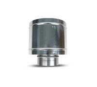 Sombrerete antirrrevoco para chimenea, tapa de chimenea para evacuación de gases. Cubierta antirrevocante acero galvanizado, a prueba de lluvia y aves. Disponible en varias medidas. (Ø 120 mm)